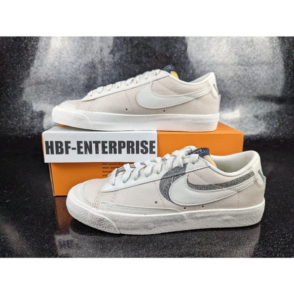 Nike Blazer Low 77 Gray White Men's Size 6.5 Women's Size 8 NIB - Picture 2 of 9